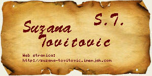 Suzana Tovitović vizit kartica